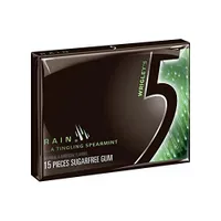 Wrigleys 5 Gum Spearmint Rain Cobalt15 piece