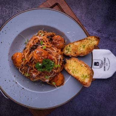 Spicy Chicken Meatballs Pasta