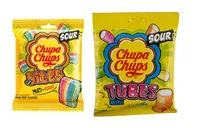 Chupa Chups Tubes Mini 61.6 gms and Multi Colour Sour Chewy Bites 62 gms Combo2 Combo