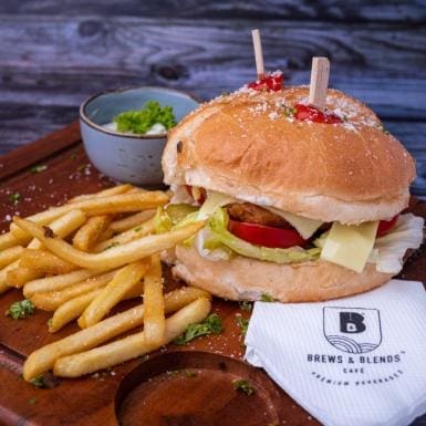 Barbecue Cottage Cheese Burger
