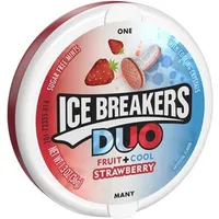 Ice Breakers Duo Strawberry Sugar Free Mint Candies42 g