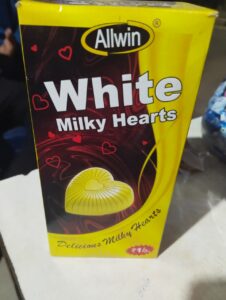 Allwin white milky hearts