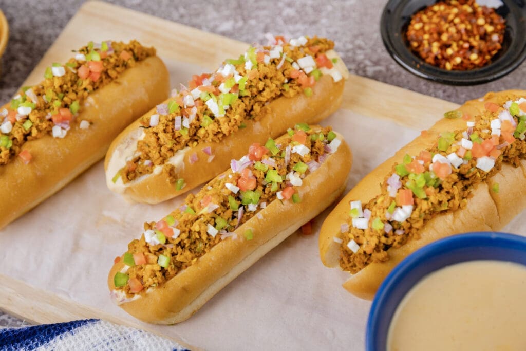 Paneer Hot Dog