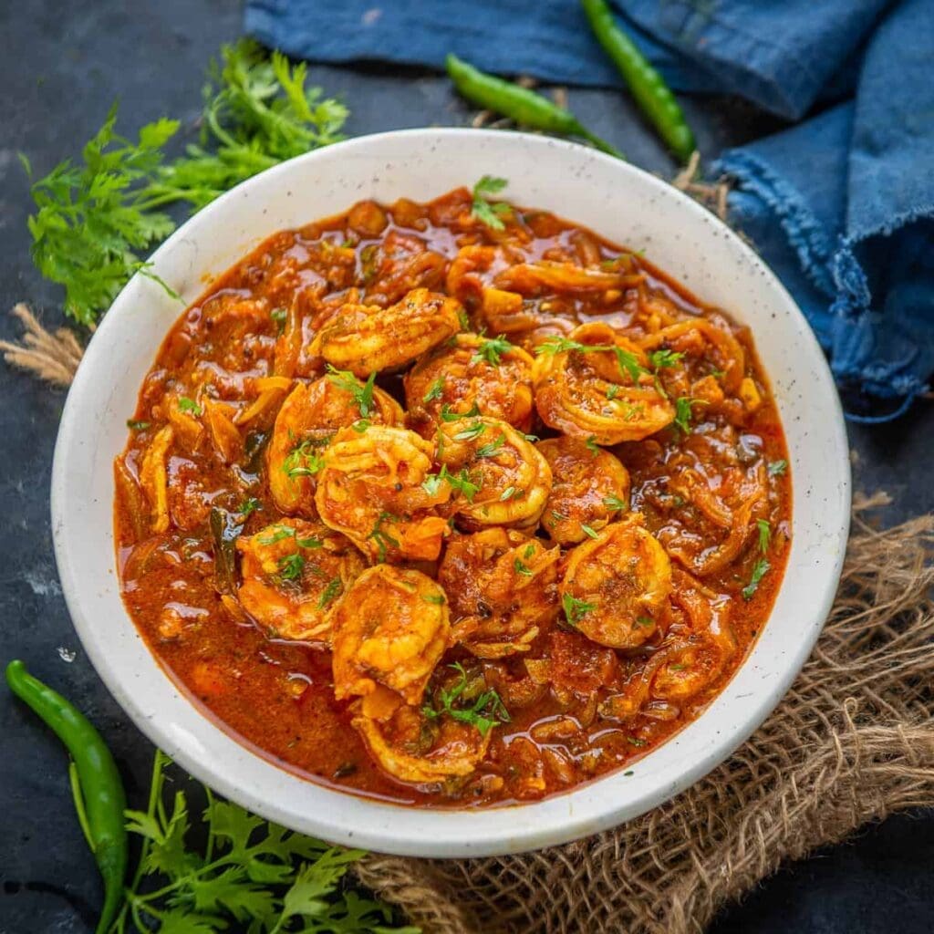 Prawns Curry – Half