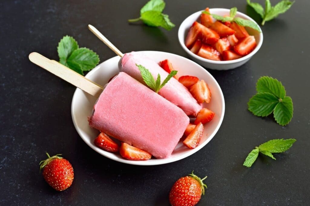 Strawberry Kulfi