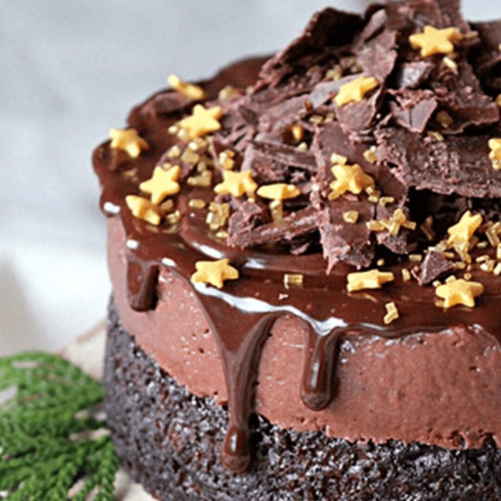 Rich Chocolate Ganache Cake