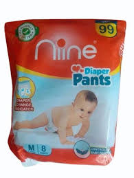 Niine Diapers Medium Size 99