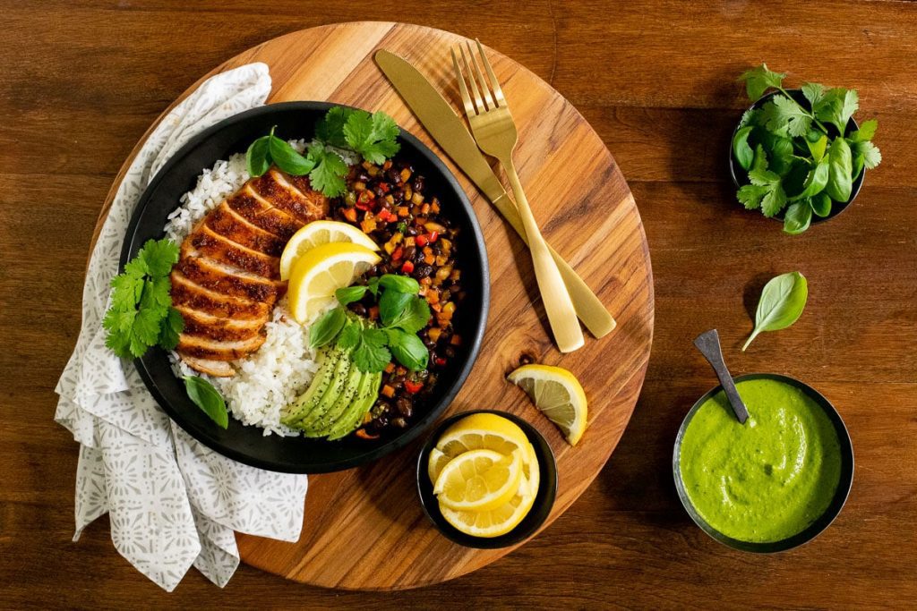 Peruvian Chicken Rice Bowl