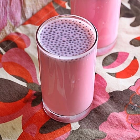 Sabja Rose Milk