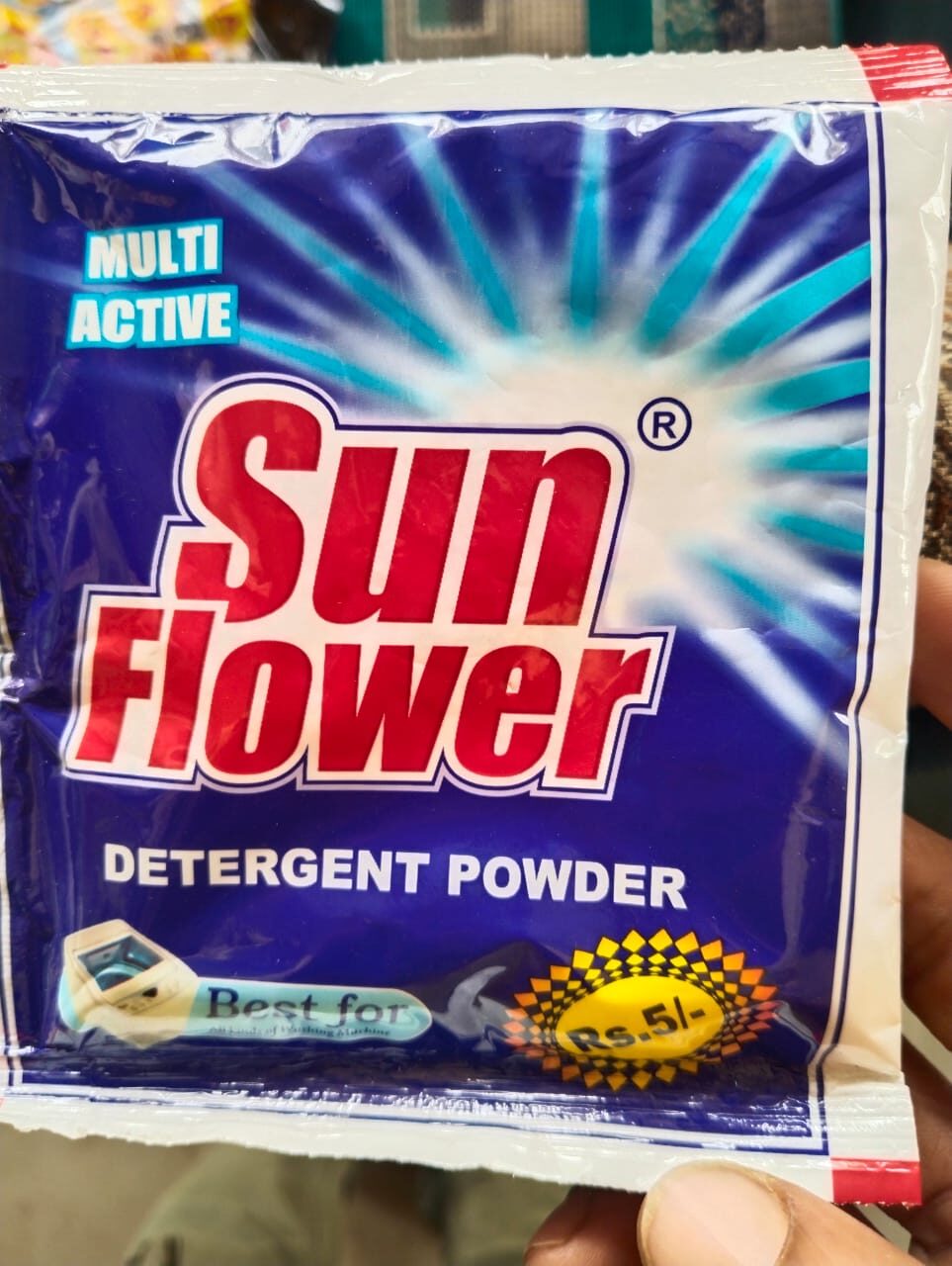 Sunflower Detergent Powder Rs.5