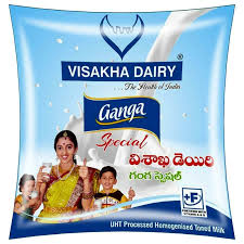 Visaka Dairy Ganga spl Milk 1 Ltr