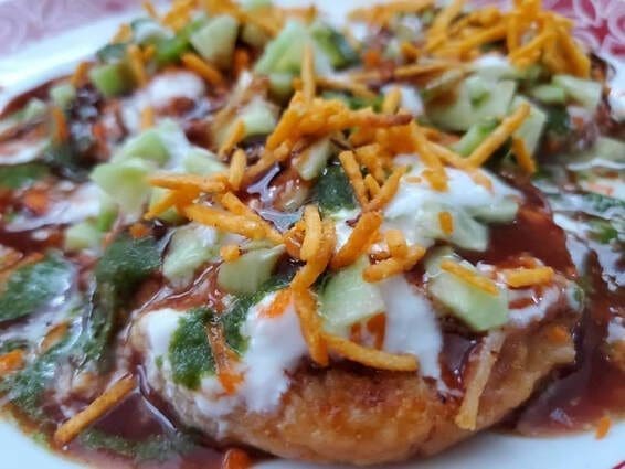 Cutlet Chaat