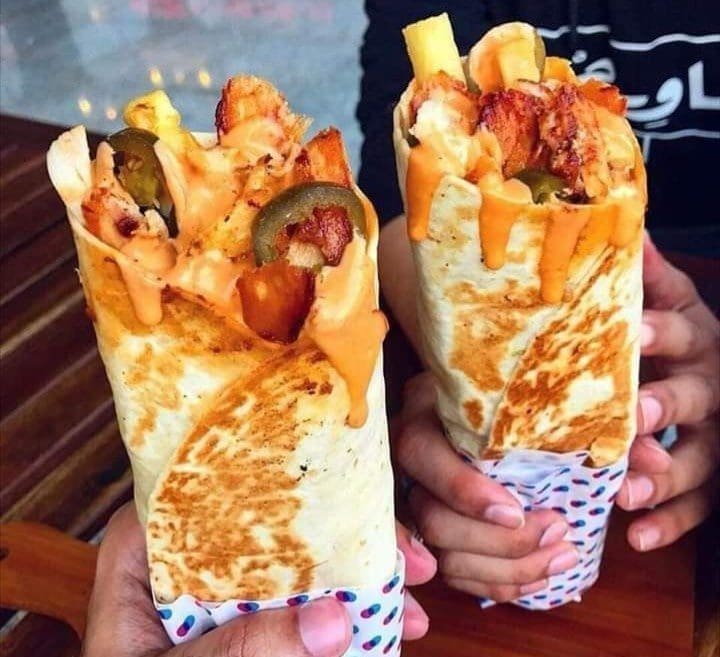 Chicken Cheese Shawarma