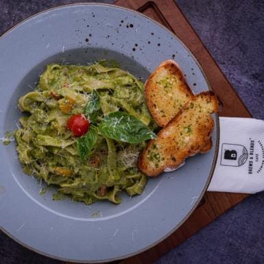 Mediterranean Veg Creamy Pesto