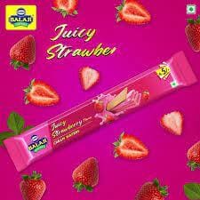 Balaji Wafer Juicy Strawberry Cream Wafer