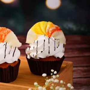 Vanilla Cream Frosting Cupcake