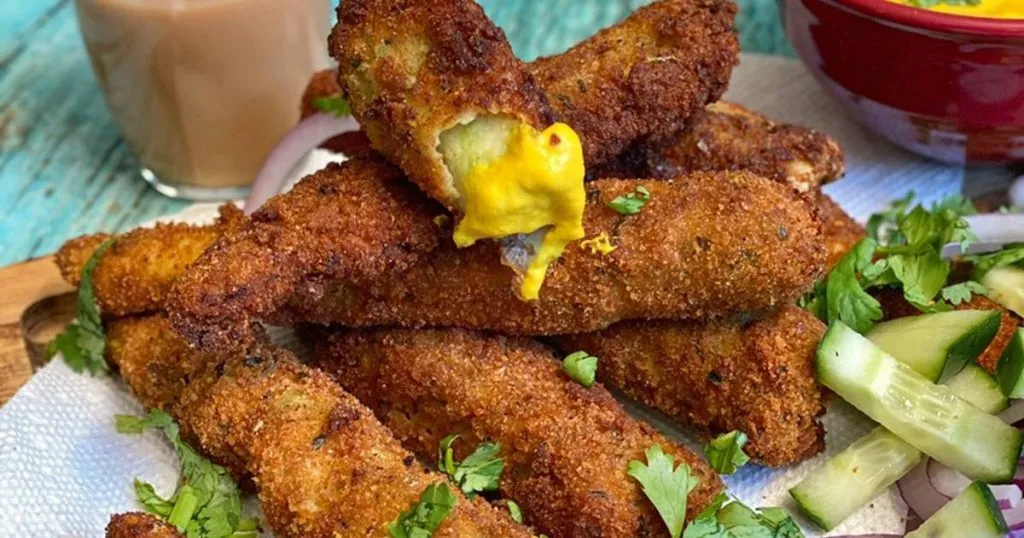Kasundi Mustard Marinated Fish Fingers