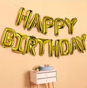Foil Balloon Banner