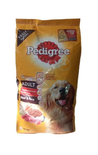 Pedigree Meat  and  Rice Adult Dog Dry Food Cashback Offer Adult Dog 10kg