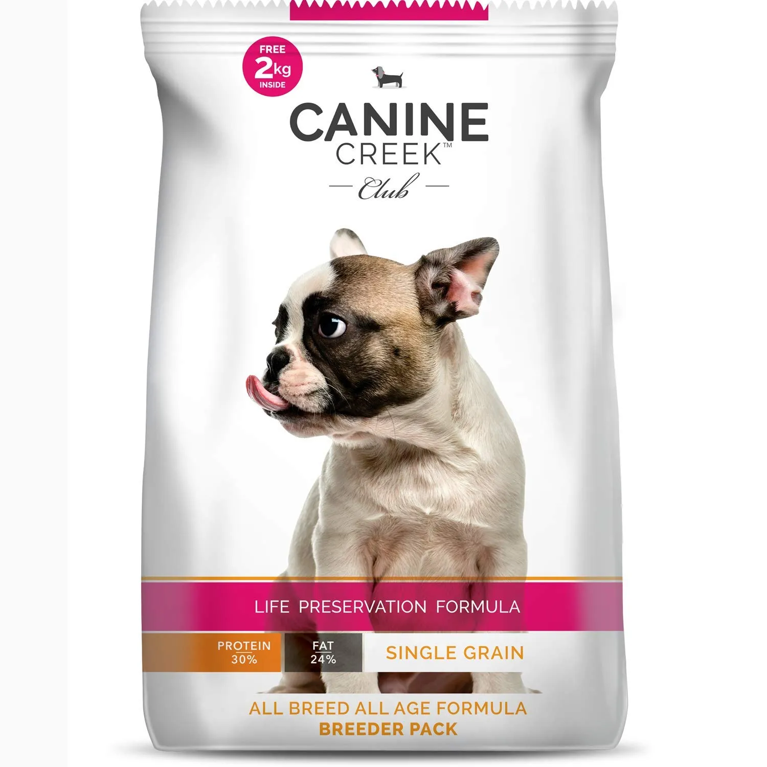 Canine Creek Club Single Grain Dry Dog Food Adult Dog 10kg