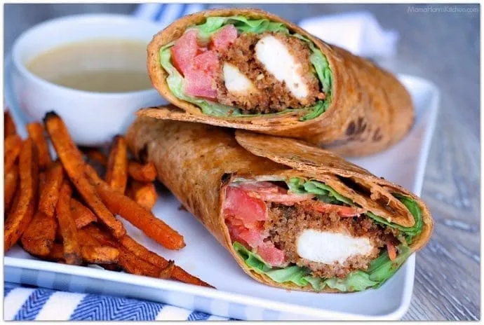 Honey Fried Chicken Shawarma