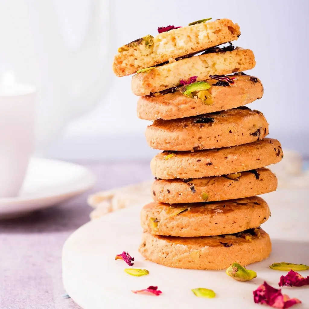 Rose Pistachio Cookies