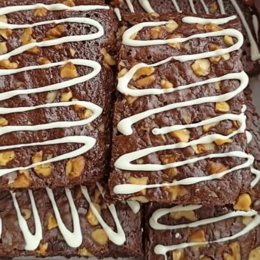 Drizzled Brownies
