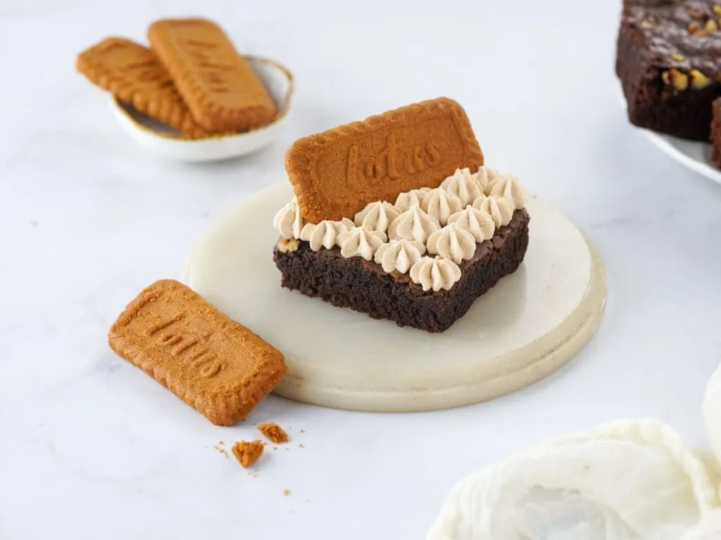 Lotus Biscoff Brownie