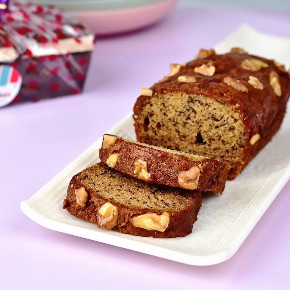 Walnut Banana Cake