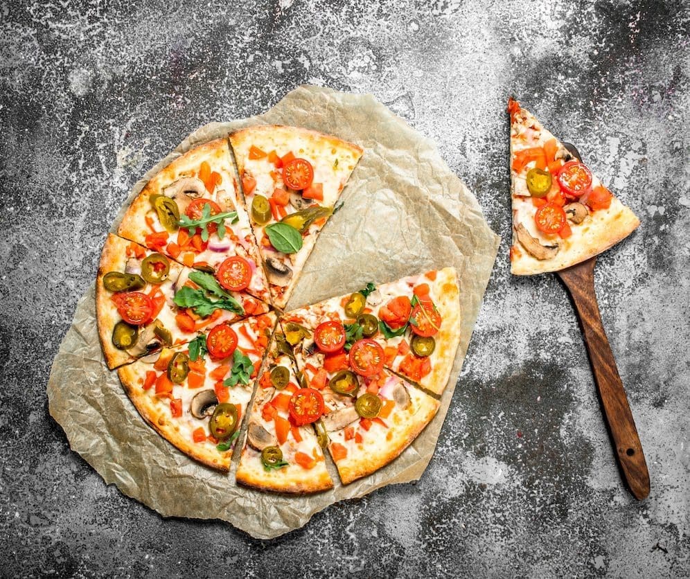 Veg. Hot Mexican Pizza