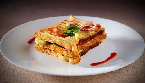 Pepper Paneer Sandwich