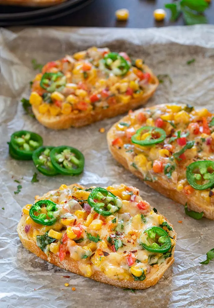 Cheese Corn Toast