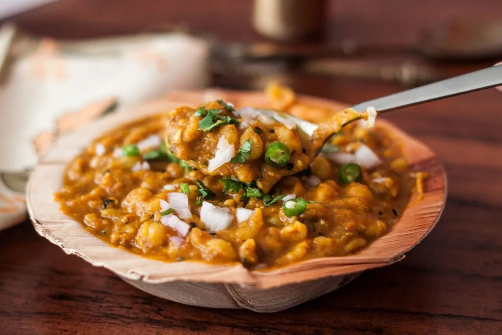Matar Aloo Chat