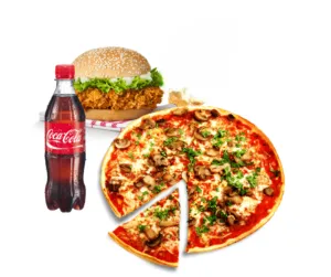 Burger + Pizza + Drink