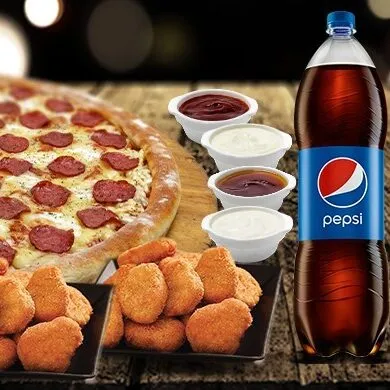 Pizza + Nuggets + Drink