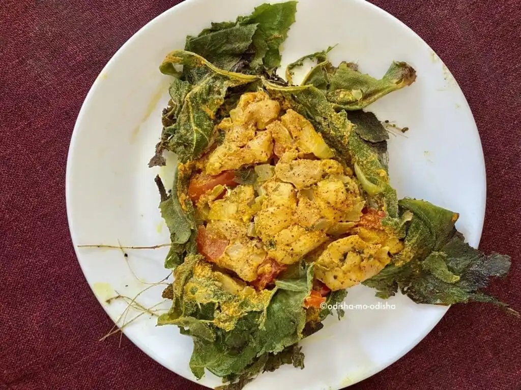 Saru Patra Poda Chicken