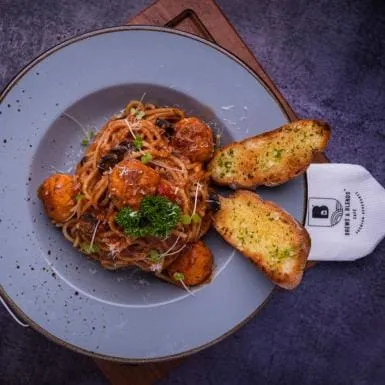 Spicy Chicken Meatballs Pasta