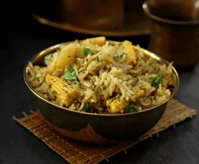 Baby Corn Biryani