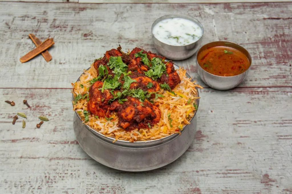 Chicken Fry Biryani Boneless