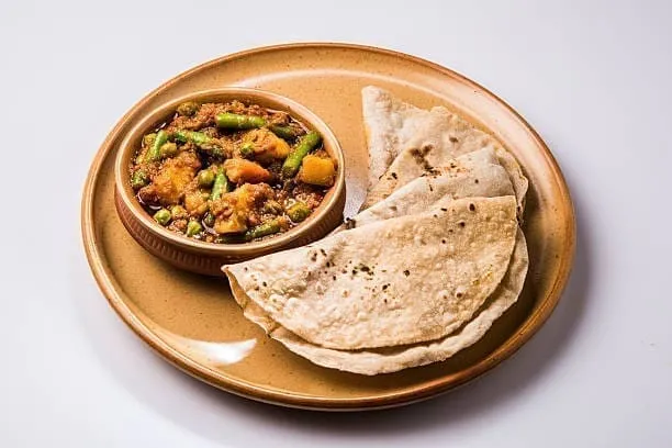 Mix Veg Curry Roti