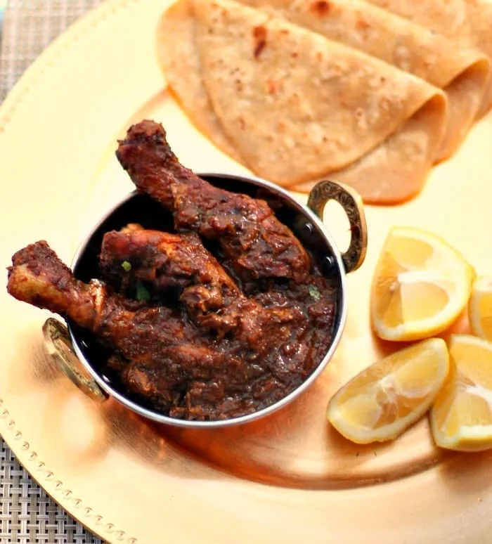 Kadai Chicken Roti