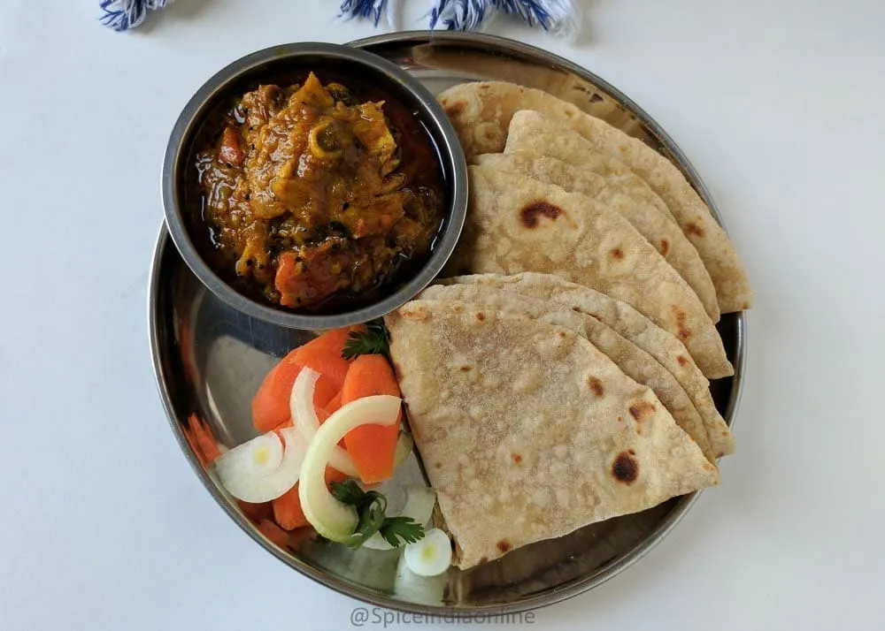 Andhra Chicken Roti