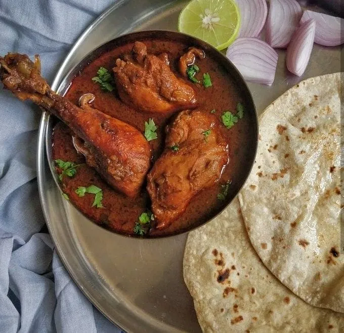 Chicken Curry Roti