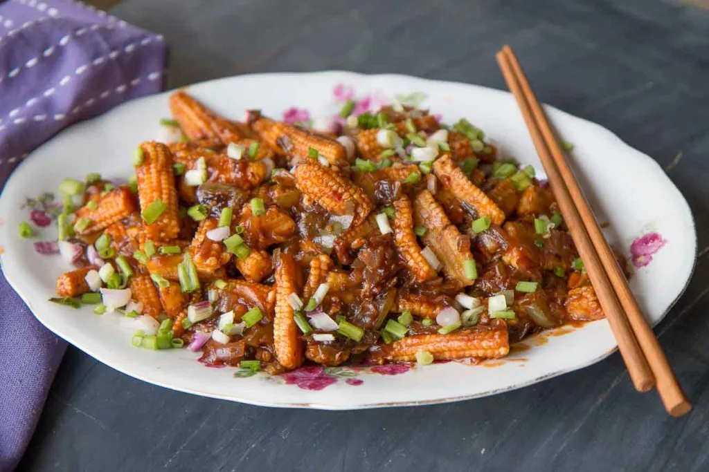 Schezwan Baby Corn