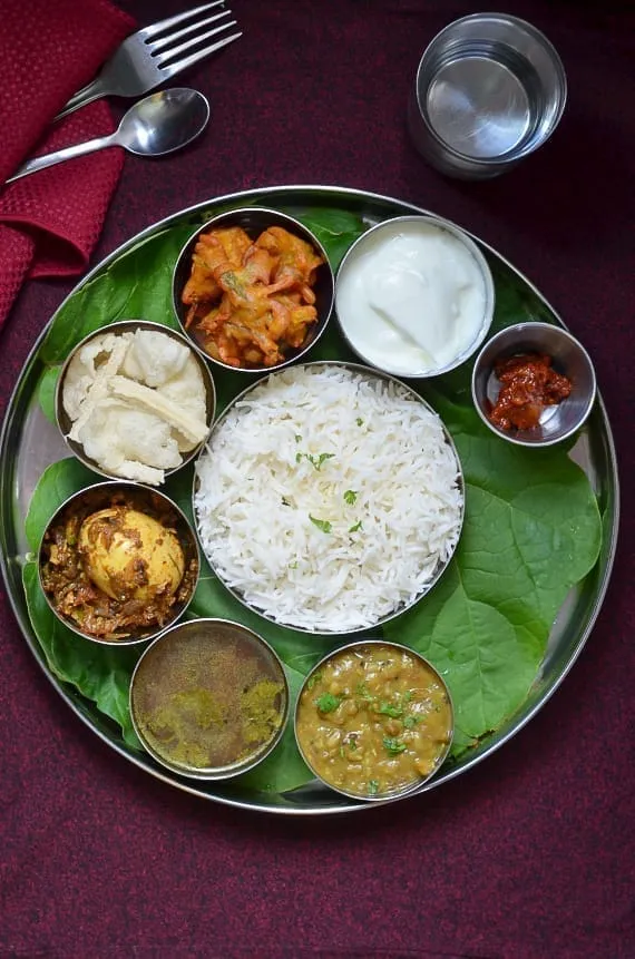 Egg South Thali