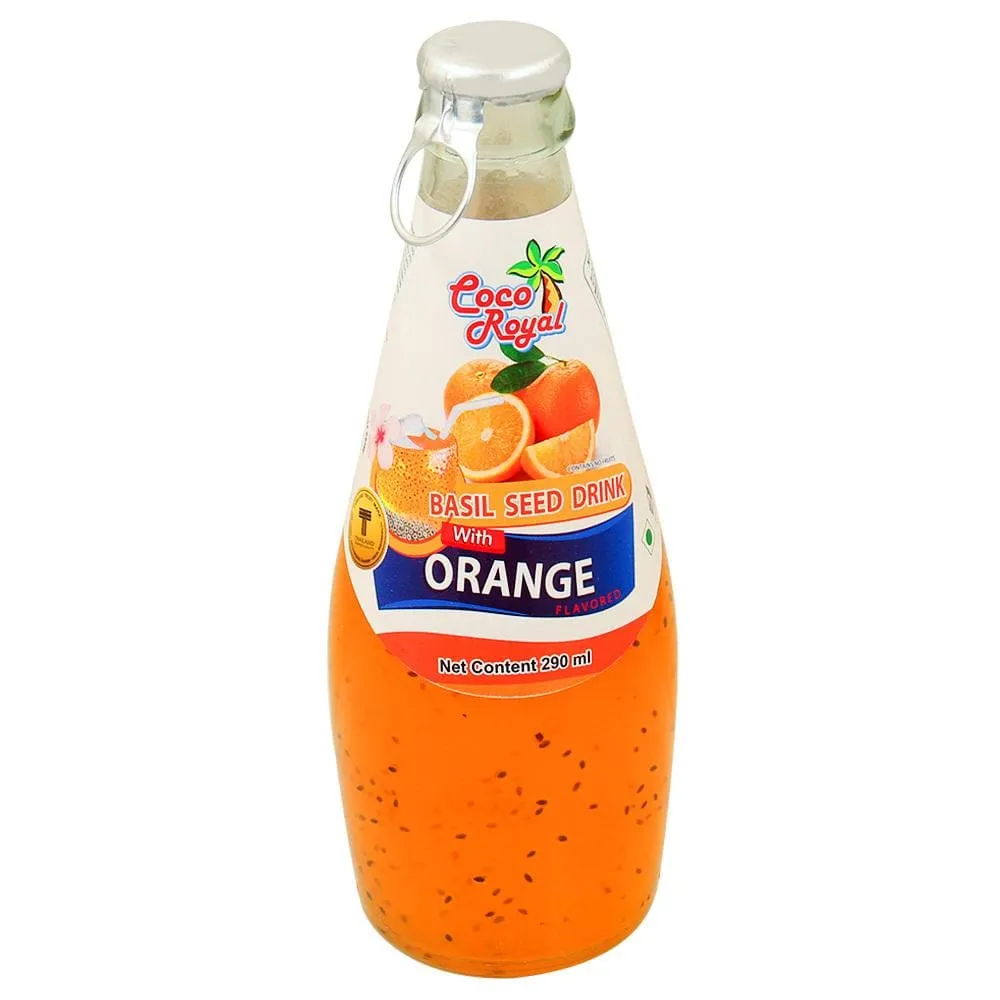 Coco Royal Basil Seed Drinks With Orange