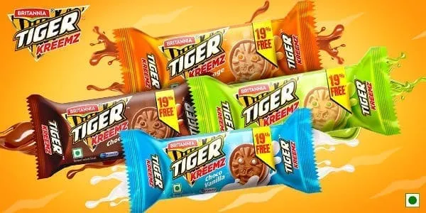 Britannia Tiger Kreemz Biscuits