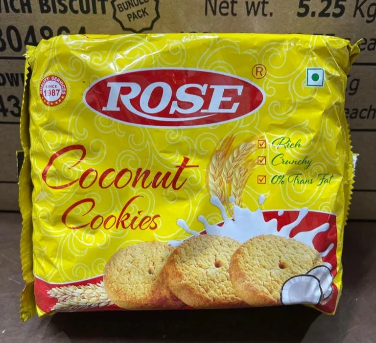 Rose Coconut Cookies