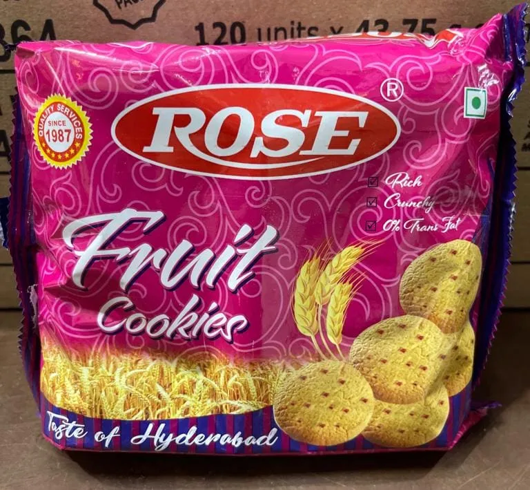 Rose Fruit Cookies