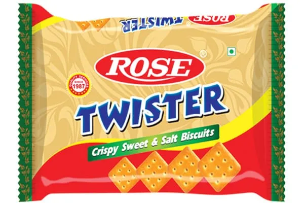 Rose Twister Biscuits